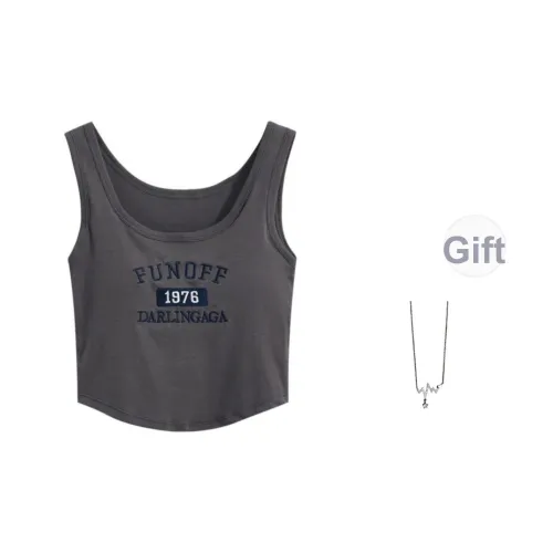 TLXT Серый с ожерельем Женские майки