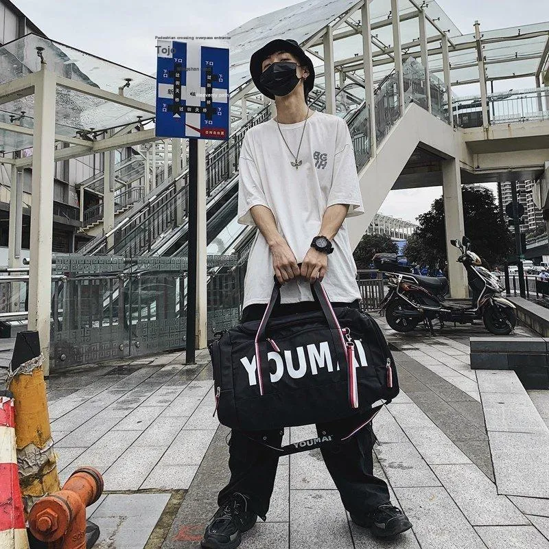 MTribe Nylon Gym Bag Unisex Multicolor-7