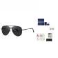 Black Frame with Black Gray Lens