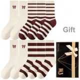 White Bowknot *4, Pinstripe *3, Thick Stripes *3 (10 Pack)