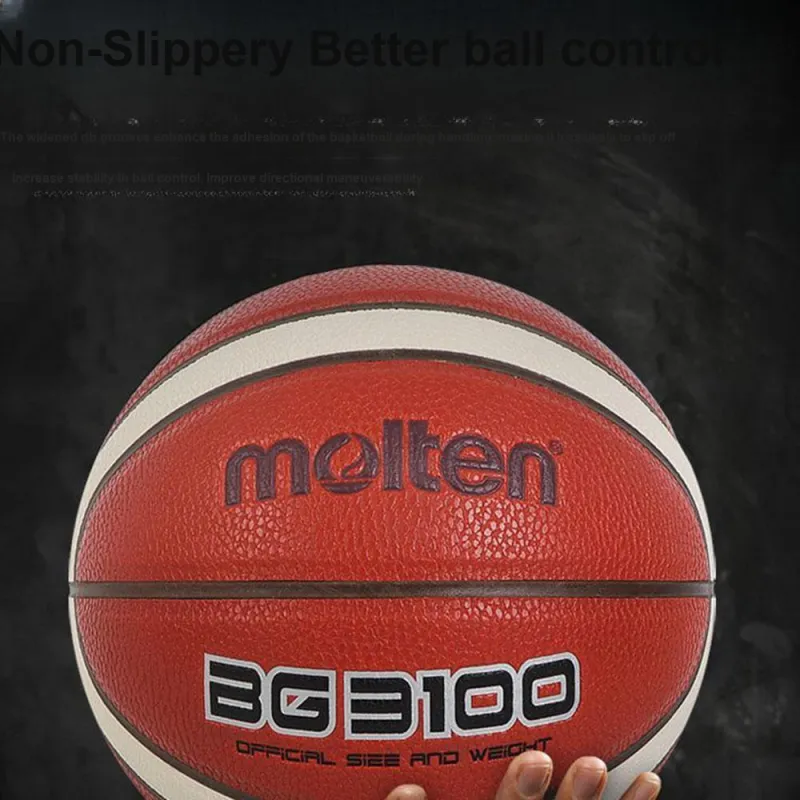 Molten PU Basketball Orange Red Size 76 Size 5 Size 4 Training Unisex-2