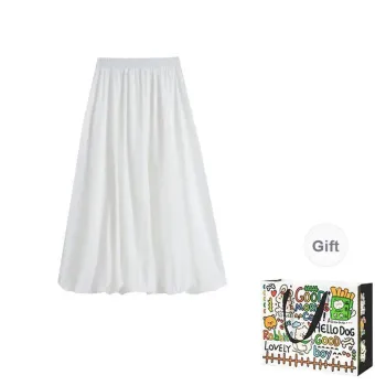OURUOKE Casual Long Skirt Women's