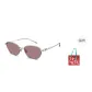 MS7171A93 Non-Polarized-Silver Frame with Transparent Cameo Brown Full-Color Lens