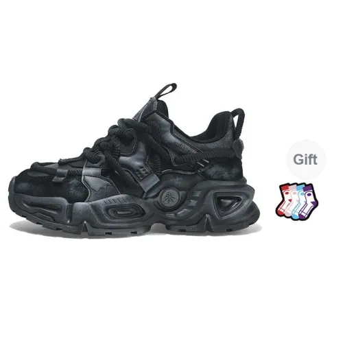 TOMAY Cushioning Height Increasing Rebound Low Top Long Distance Running Running Shoes Mens