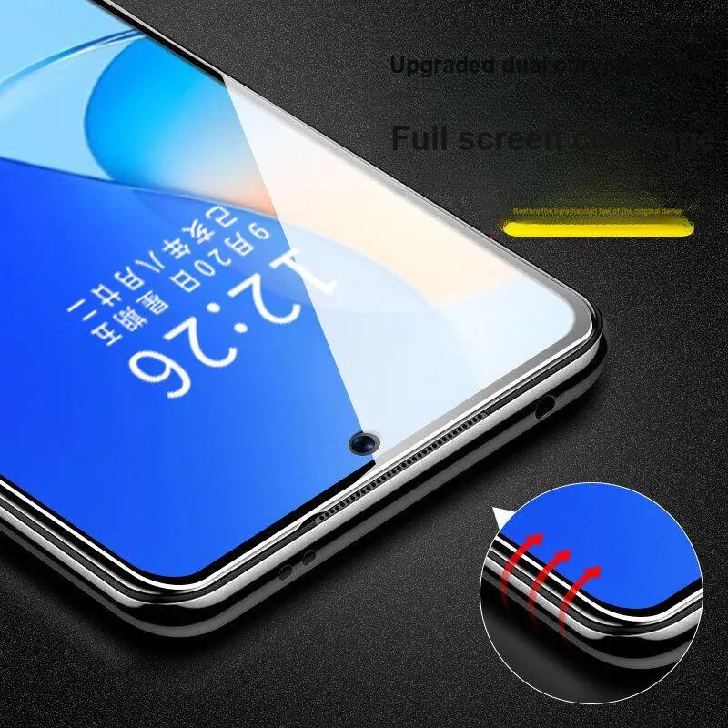 Suoyun Tempered Film Compatible With GT7/6/5/GT Neo7/5/Realme 13 Full Coverage HD High Transparency Anti Fingerprint-2