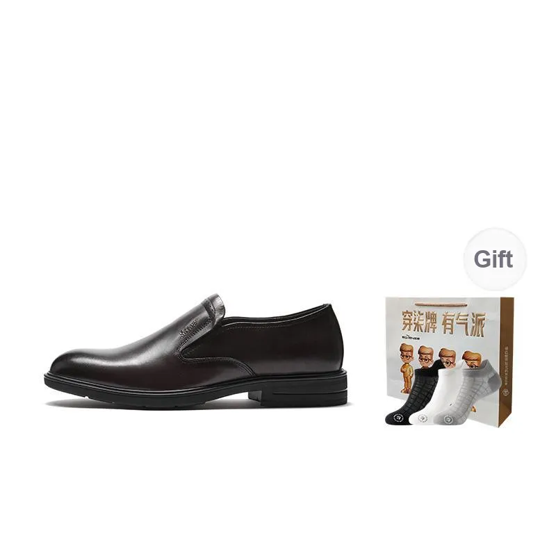 SEVEN Dress Shoes Men Low Top-10