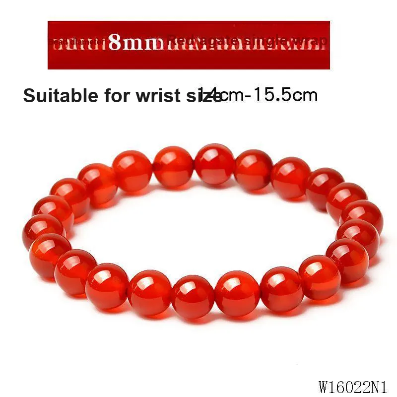 Stone On The Line Agate Bracelets Unisex-5