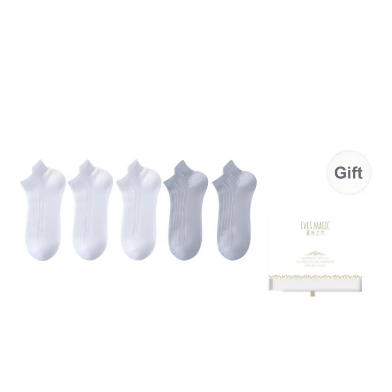 XIA.WA.ZHI.XIU Ankle Socks Women's Box 5 Pack-42