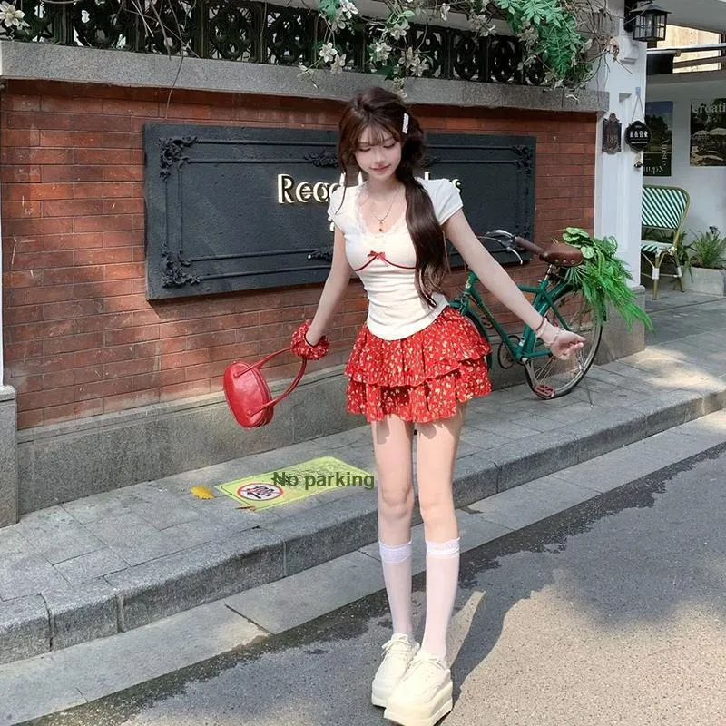 HUINIAN Two Piece Skirt Sets Women's-3
