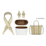 DuPont Paper Liner *Wear-Resistant* One Shoulder Wide Strap Three-Piece Set Beige