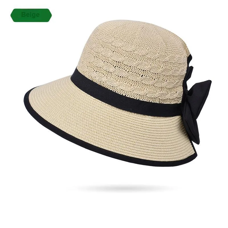 Mulinsen Straw Woven Bucket Hats Unisex Multicolor-1