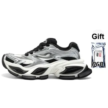 OGR Chunky Sneakers Unisex Low Top Black/White