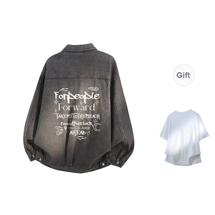 FAX FOR FMACM Denim Jacket Unisex-9