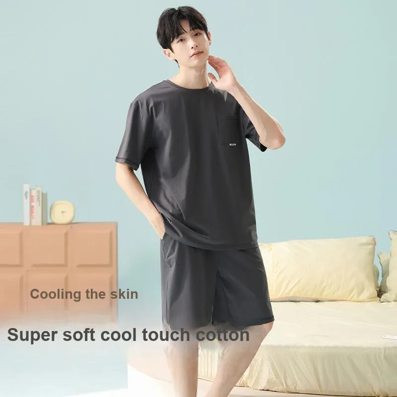 Qiao Ni Tong Pajama Set Men's Image Color-1