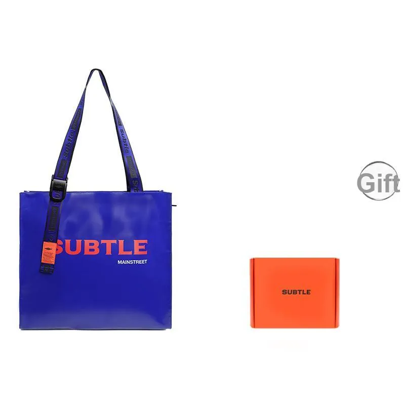 Subtle PVC Shoulder Bag Tubas Unisex Multicolor