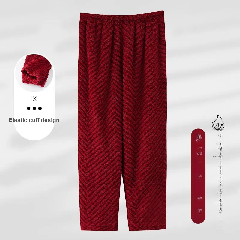 MADALLO Pajama Pants Women's Deep Red-1