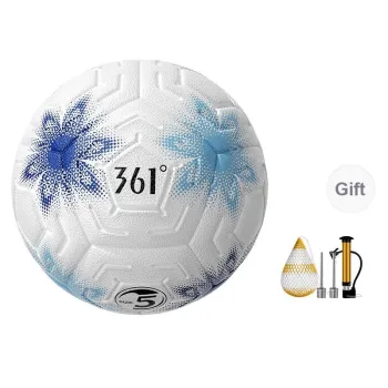 361° Size 4 5 Size Soccer PVC Machine Stitched Soccer Ball Unisex Blue