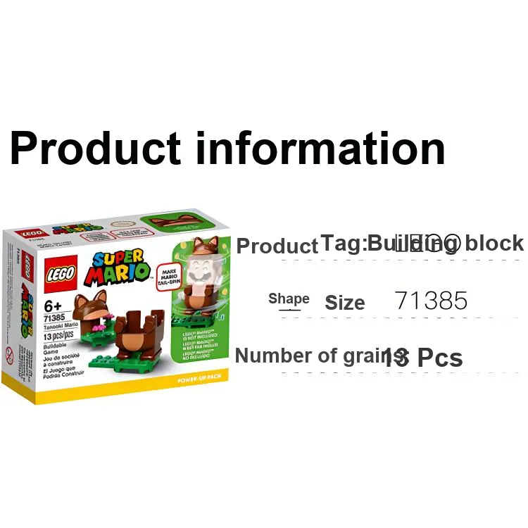 LEGO Super Mario Kitten Enhancement Pack Building Blocks 13pcs 71385-3