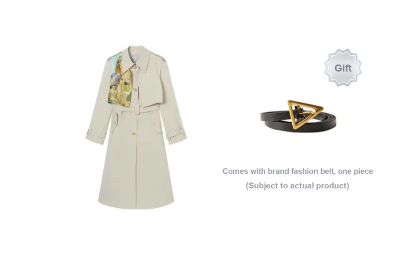 DIALOGUE Trench Coats Women's-6