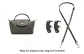Forest Green Silver-Tone Buckle 95-124cm Leather Strap+[Perforated]Set
