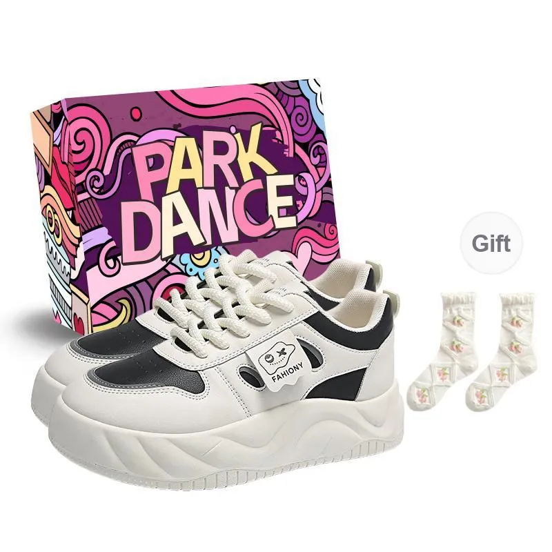 PARK DANCE Low Top Skateboard Shoes Women's-17