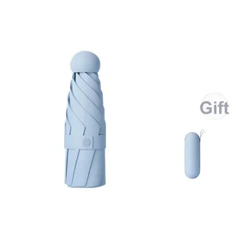 QUANPINWU Five Fold Sun Umbrella Portable UV Protection Mini Sun Protection Capsule Umbrella For Sunny Days