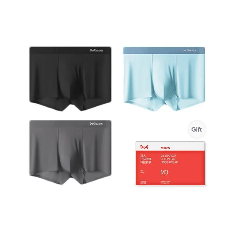 MIIOW Cool One Summer Series Underpants Men's Shopping Bag 3 Pack-10