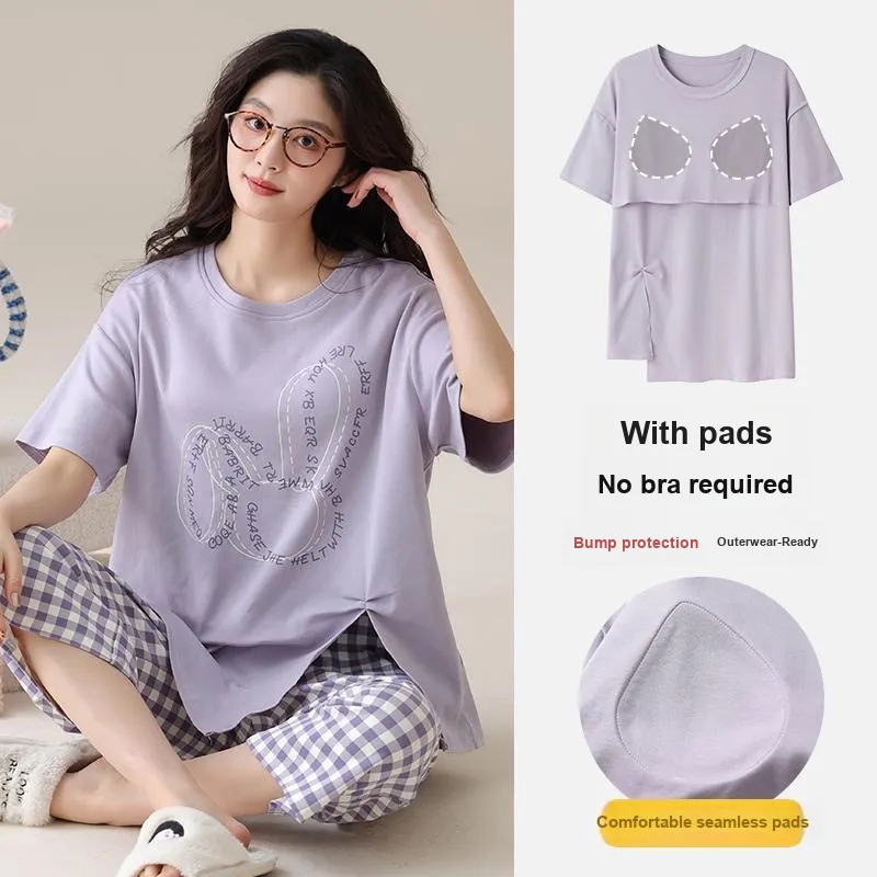 Lan Miao Pajama Set Women's Image Color-1
