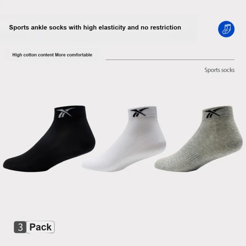 Reebok Ankle Socks Unisex 3 Pack-6