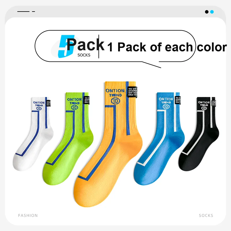 ROBINHOOD Mid Calf Socks Men's 5 Pack-19