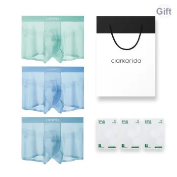 Clarkarida Underpants Men's 3 Pack Gift Box Set