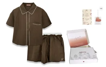 WANANNI Pajama Gift Box Women's Mocha