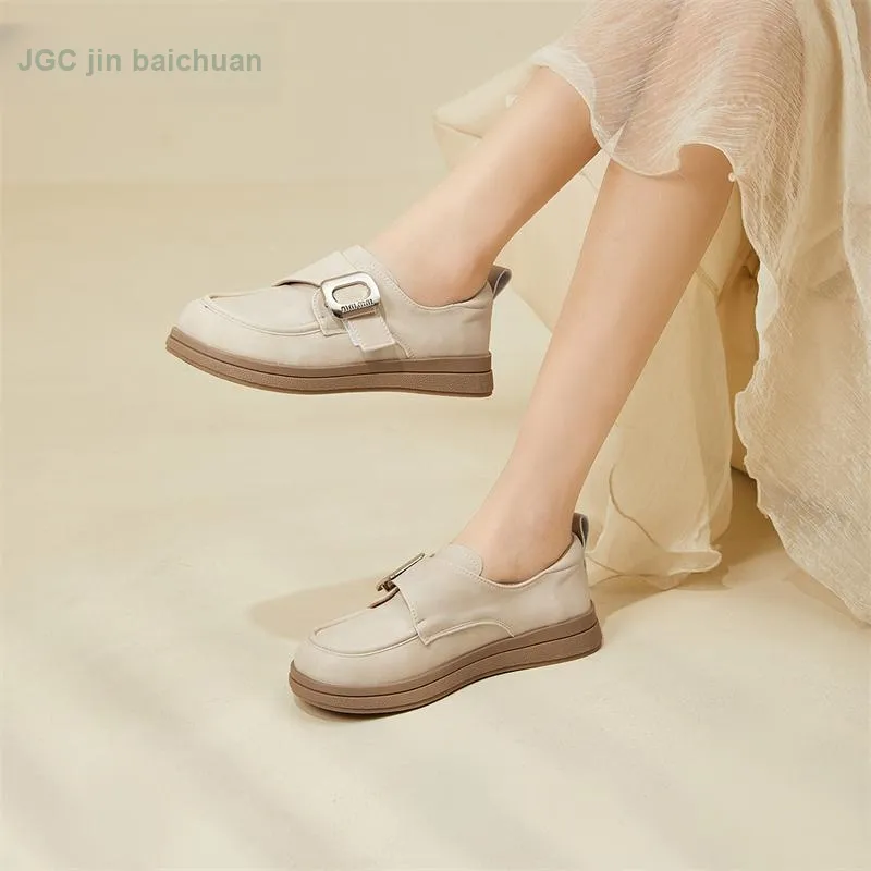 Jin Baichuan Casual Single Shoes Women's Spring-13