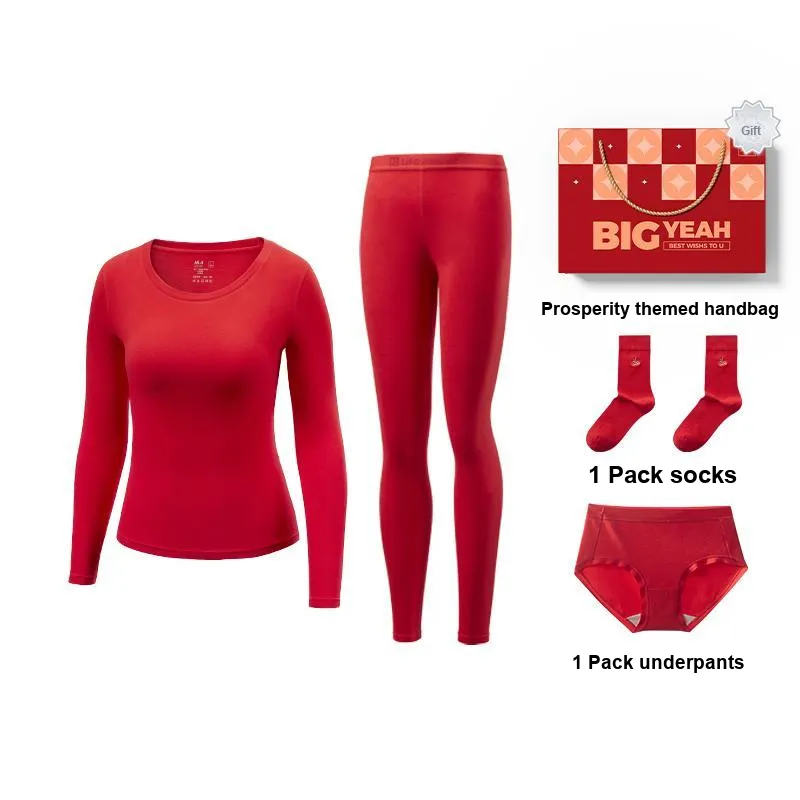 HLA Thermal Set Women's Red Gift Box Sets