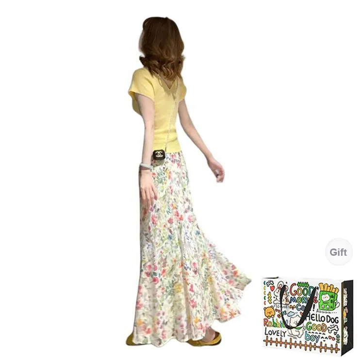 HAPG Two Piece Skirt Sets Women's-1