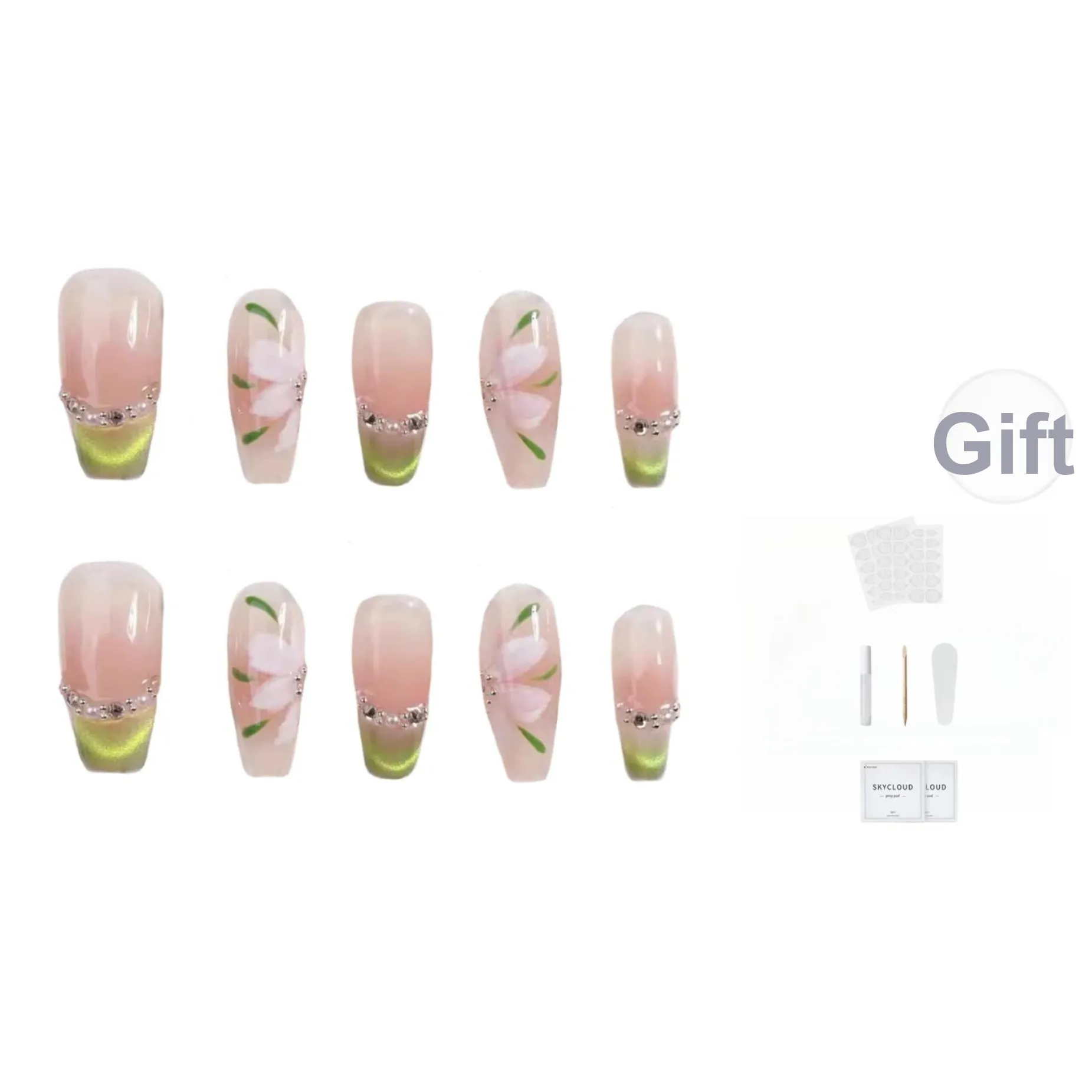 AIDINGQI Искусственные ногти для женщин