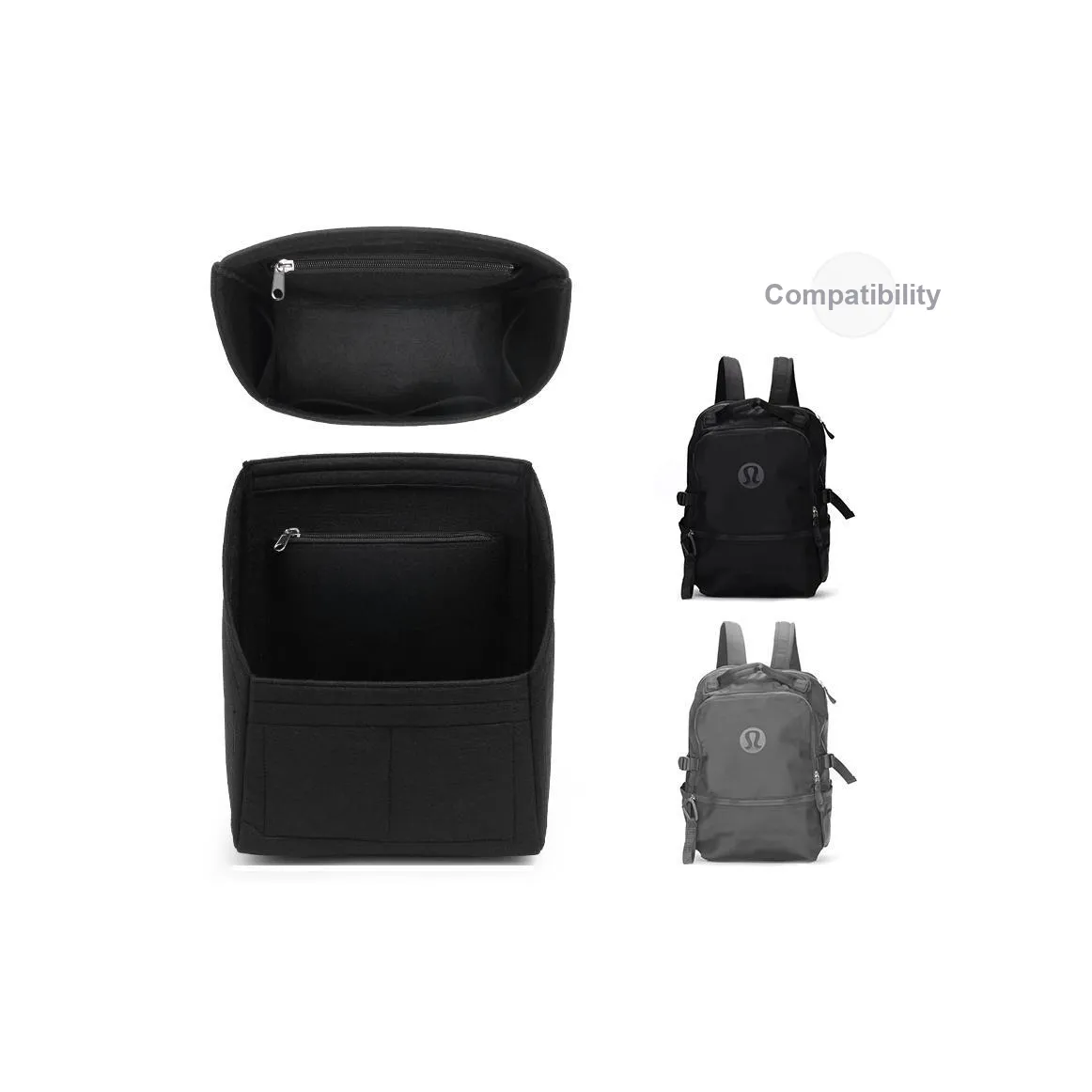 Lan Bao Fan Вкладыш из фетра Унисекс Черный