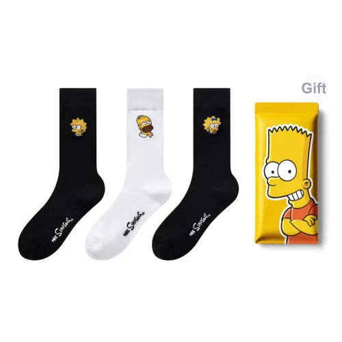 The Simpsons Носки Crew Унисекс Сумка для покупок 3 упаковки
