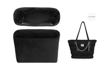 Lan Bao Fan German Fleece Bag Accessories Unisex Black