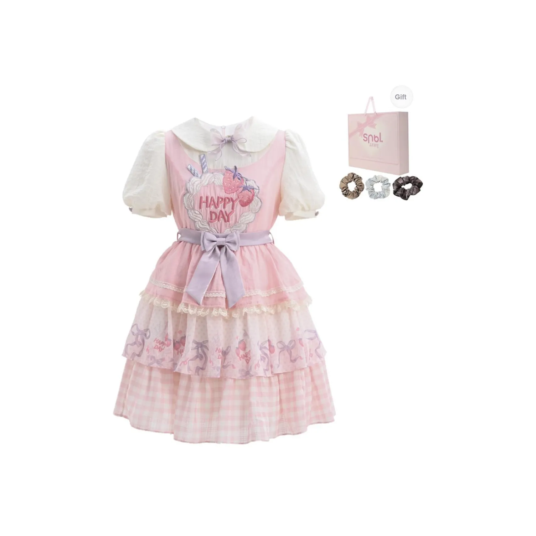 SNBL Лолита-стиль Сумка для покупок Женская Розовая