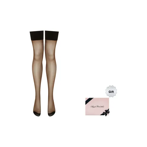 Agent Provocateur Каштановый Черная нить Женские Колено высокие Носки