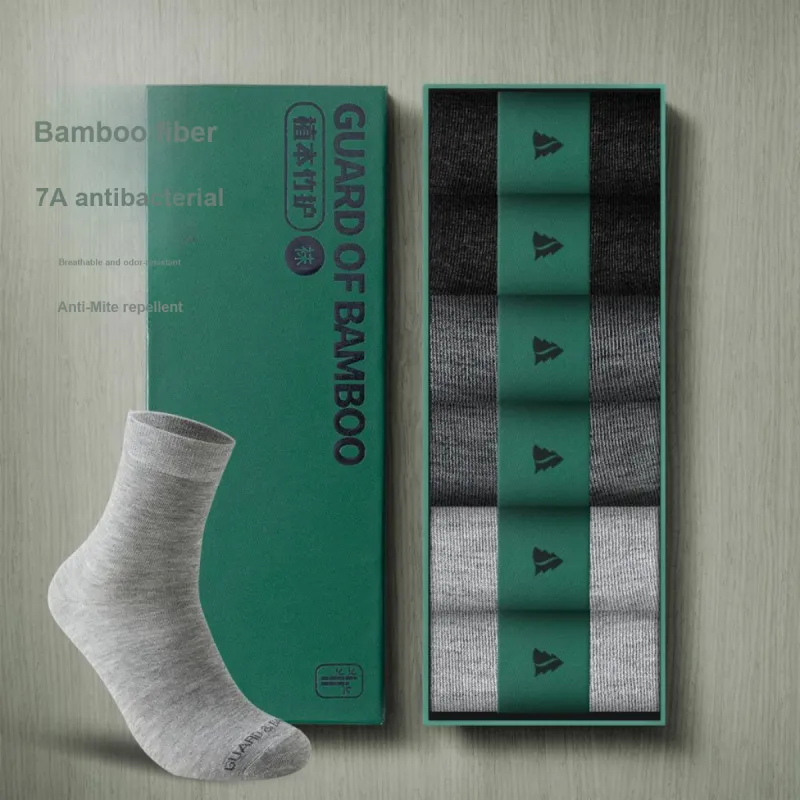 FIRS Mid Calf Socks Men's 6 Pack-27
