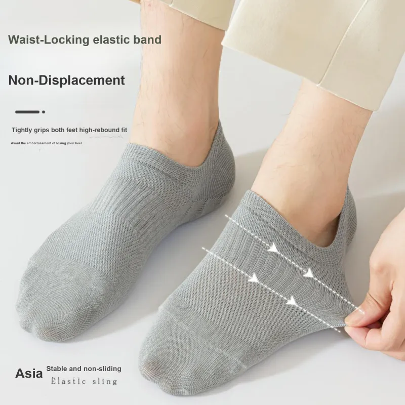 XXLLG No Show Socks Men's 6 Pack-7