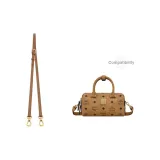 MCM Boston 1.1 Wide Earth Yellow Brown 92-120cm[Crossbody Bag]