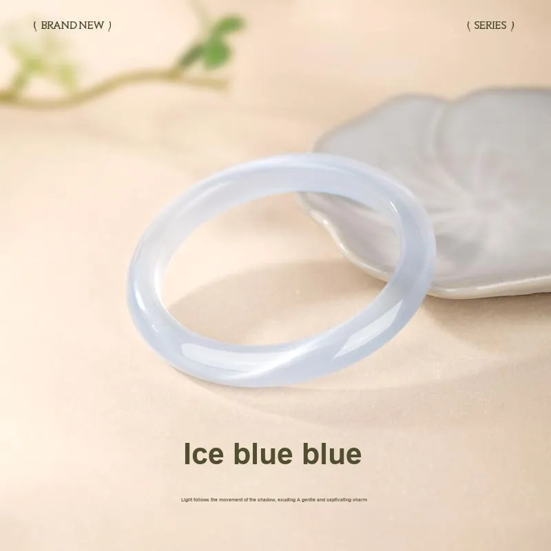 JINLIUFUJIXIANG Glass Cat Eye Bangles Women's-2
