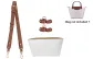 [Combination Save 18 Yuan]Trumpets Brown Adjustable Shoulder Strap+DuPont Paper Liner