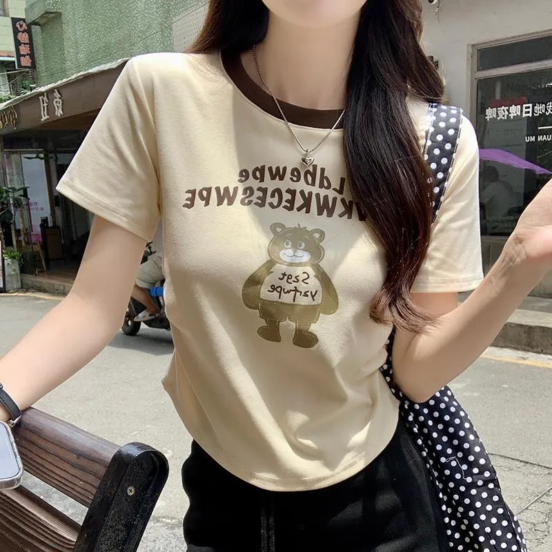HTHK Set in Sleeve T Shirt Women's-5