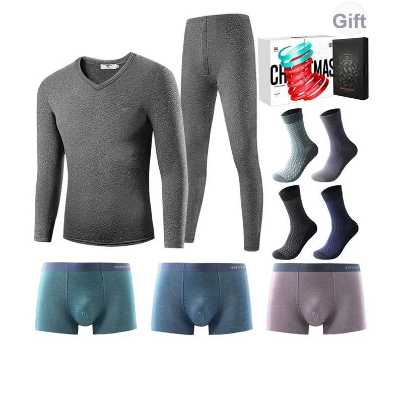 SEPTWOLVES Men Thermal Sets