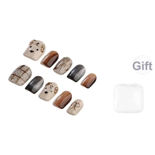 SHANGSHIQIN Мультяшный Ручной Рисунок Кошачий глаз Фальшивая Погоня Короткий Лестница Коричневый Градиентный 20 мм