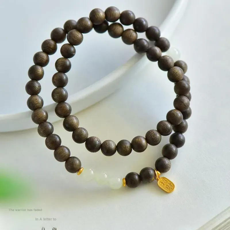 LAOMIAO Hetian Jade Bracelets Pale Greenish White Jade Women's-4